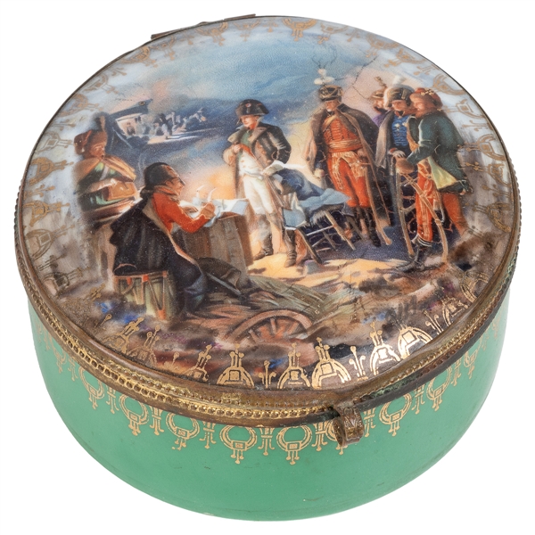  [POWDER BOX]. [BONAPARTE, Napoleon (1769-1821), subject]. T...