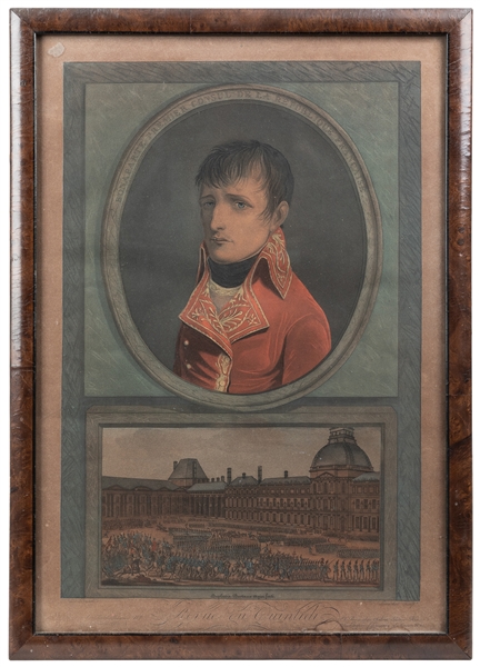  [HAND-COLORED PLATE]. [BONAPARTE, Napoleon (1769-1821), sub...