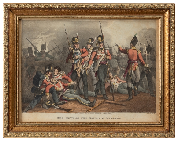  [HAND-COLORED AQUATINTS]. Group of 14 Hand-Colored Aquatint...