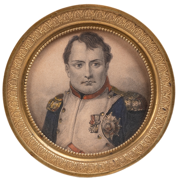  [HAND-COLORED ENGRAVING]. [BONAPARTE, Napoleon (1769-1821),...