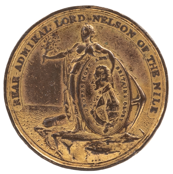  [MEDALLION]. [NELSON, Lord Horatio (1758-1805), subject]. [...