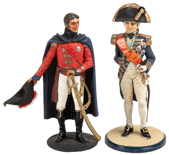  [PAINTED FIGURINES]. [WELLESLEY, Arthur, First Duke of Well...