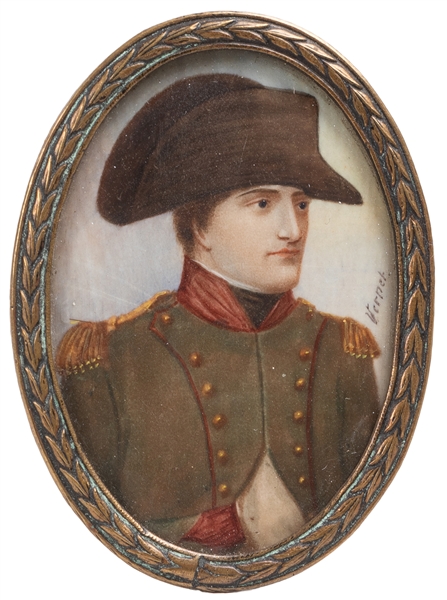  [PAINTED MINIATURES]. [BONAPARTE, Napoleon (1769-1821), sub...