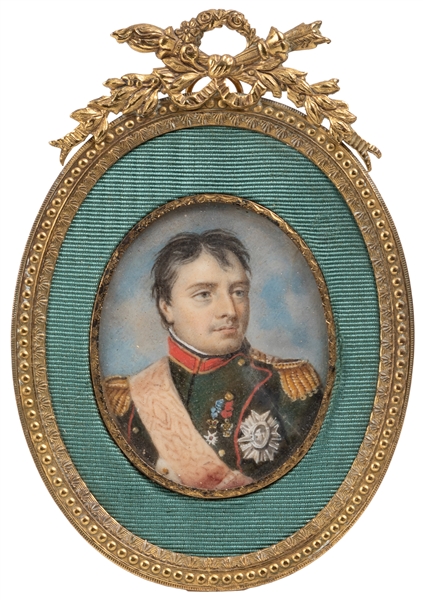  [PAINTED MINIATURES]. [BONAPARTE, Napoleon (1769-1821), sub...