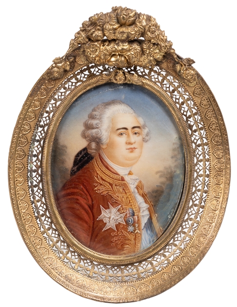  [PAINTED MINIATURES]. [LOUIS XVI, King of France (1754-1793...