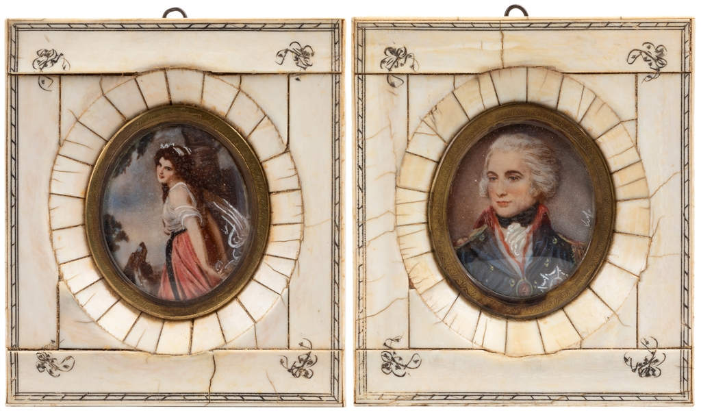  [PAINTED MINIATURES]. [NELSON, Lord Horatio (1758-1805), an...