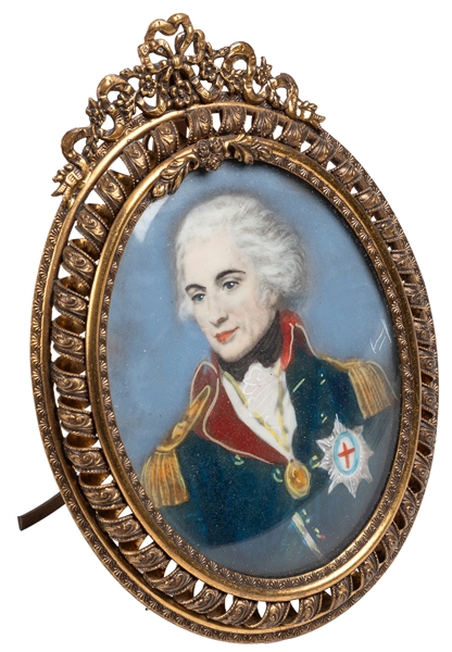  [PAINTED MINIATURES]. [NELSON, Lord Horatio (1758-1805), su...