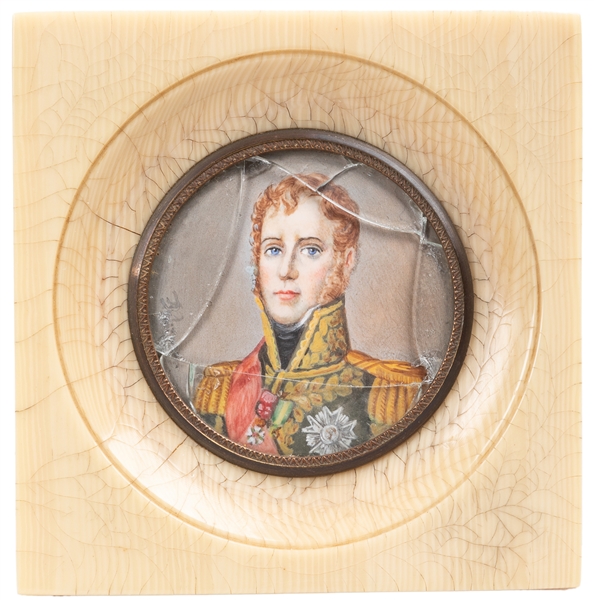  [PAINTED MINIATURE]. [NEY, Michel, Marshal of the Empire (1...