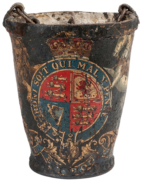  [ROYAL BRITISH FIRE BRIGADE]. Royal Fire Bucket. [England, ...