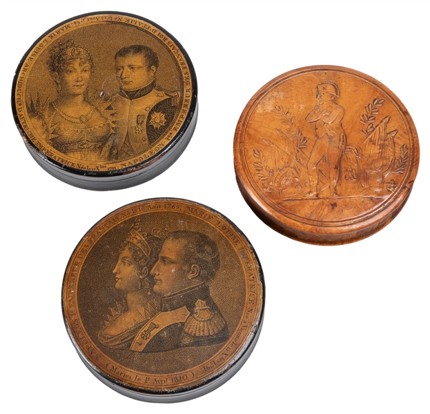  [SNUFF BOX]. [BONAPARTE, Napoleon (1769-1821), subject]. Tr...