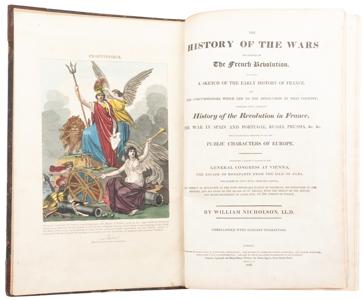  [COLOR PLATE BOOK]. NICHOLSON, William. The History of the ...