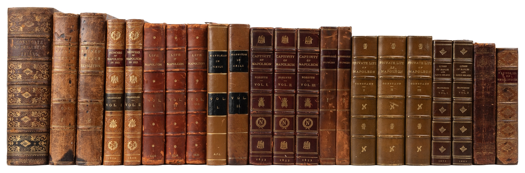  Large Group of 23 Titles of Napoleonic Reference Books in 4...