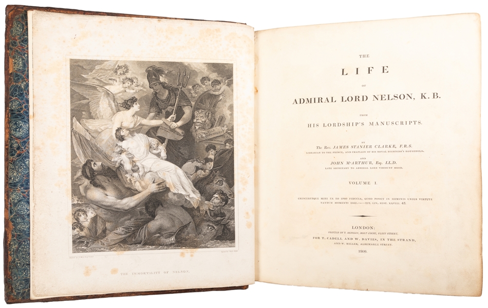  [NELSON, Lord Horatio (1758-1805), subject]. CLARKE, Rev. J...