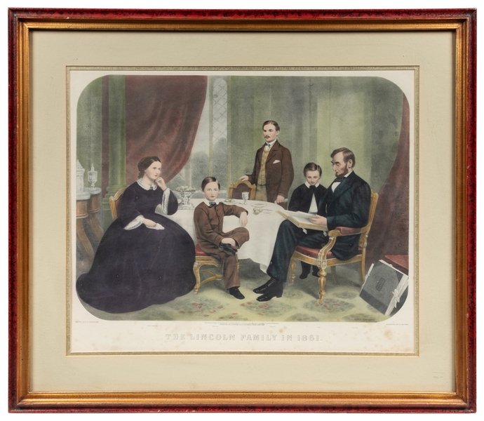  [BUTTRE, J. C. (1821-1893), engraver]. The Lincoln Family i...