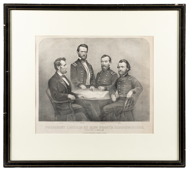  [CURRIER & IVES]. [GRANT, Ulysses S. (1822-1885), and LINCO...