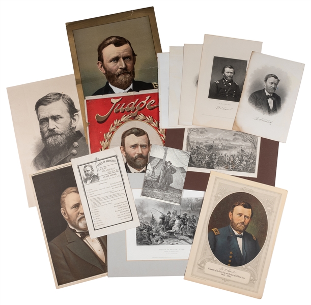  [GRANT, Ulysses S. (1822-1885), subject]. Group of 20 Portr...