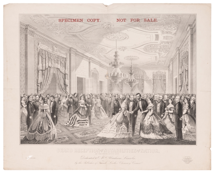  [LINCOLN, Abraham (1809-1865), subject]. Grand Reception of...