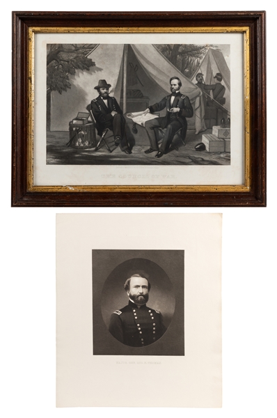  [SARTAIN, William (1843-1924), engraver]. Group of Two Blac...