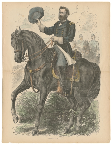  [“SOLDIER IN THE CIVIL WAR”]. Group of 8 Engraved Illustrat...