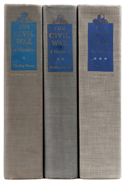  FOOTE, Shelby (1916-2005). The Civil War. A Narrative. New ...