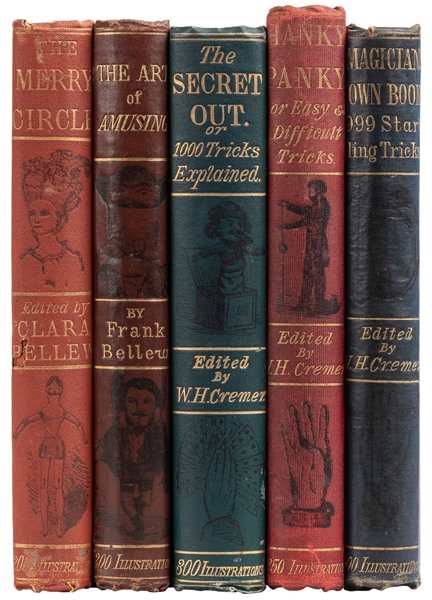  [CREMER, William Henry]. Five Books on Conjuring and Recrea...