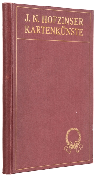  FISCHER, Ottokar (ed.) (1873 – 1943). J.N. Hofzinser Karten...