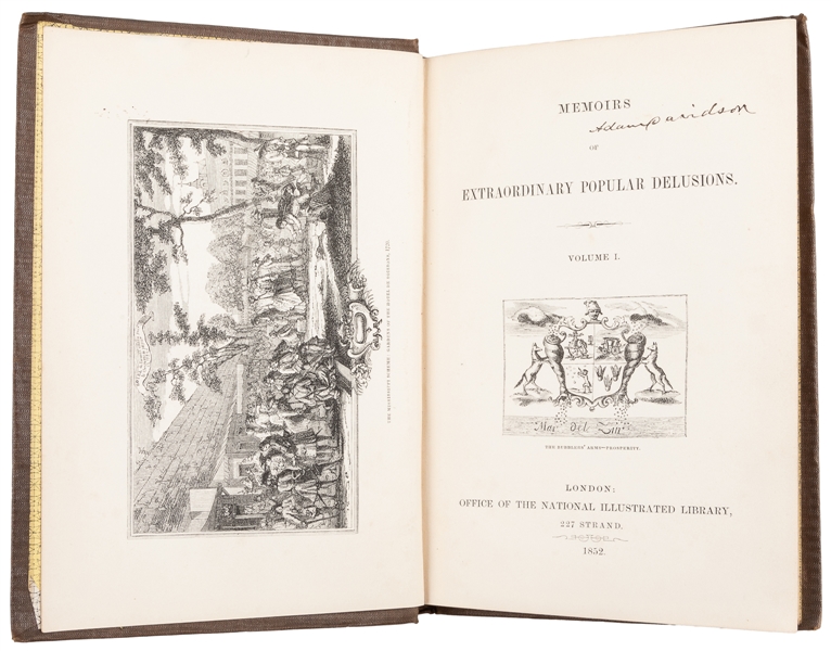  MACKAY, CHARLES (1814-1889). Memoirs of Extraordinary Popul...