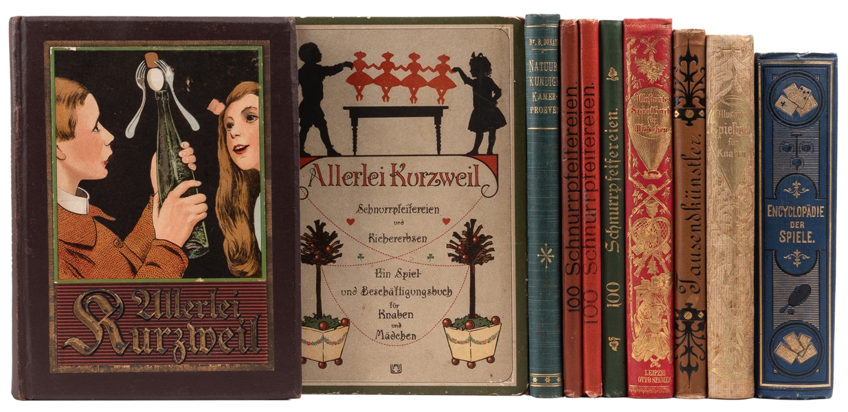  [MAGIC & AMUSEMENTS]. Group of 10 volumes in decorative ori...