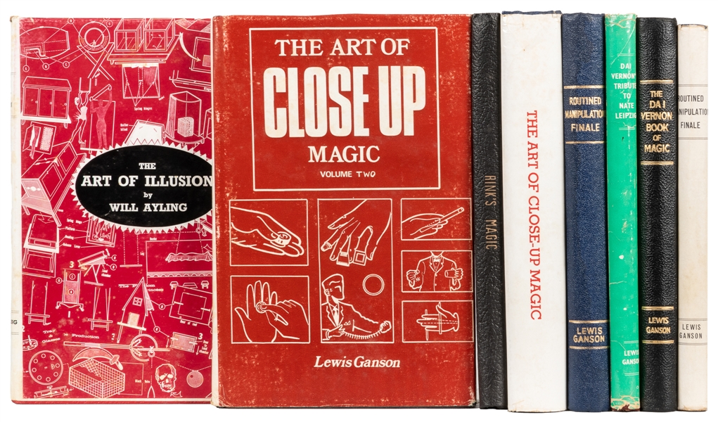  [MAGIC INSTRUCTION]. Group of Eight Lewis Ganson Books. Inc...