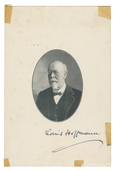  HOFFMANN, Professor (Angelo Lewis, 1839 – 1919). Signed Por...