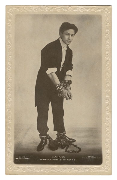  HOUDINI, Harry (Erik Weisz, 1874 – 1926). Real Photo Postca...