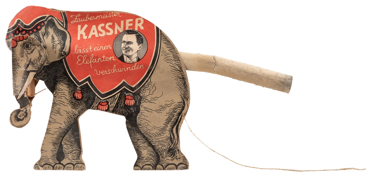  KASSNER, Alois (1887 – 1970). Vanishing Elephant Moveable S...