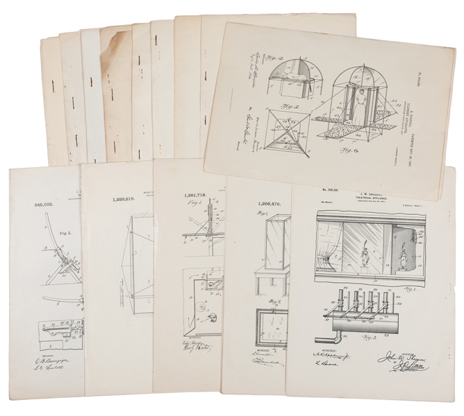  [PATENTS]. Vintage Stage Illusion and Magic Trick Patents. ...