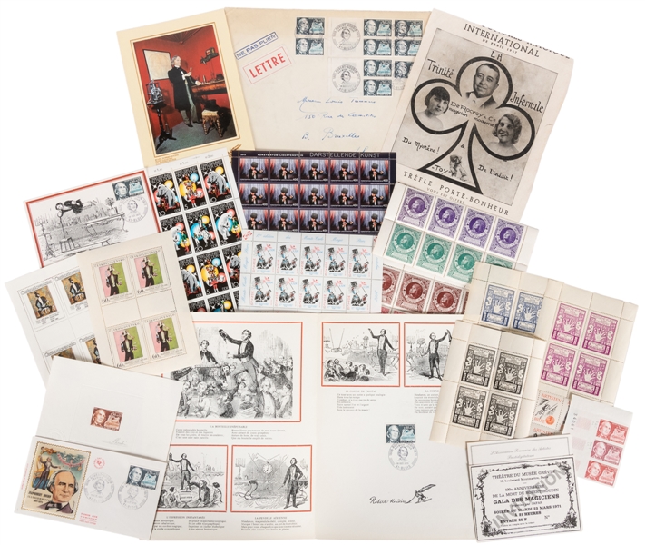  [PHILATELY]. Collection of Magic-Themed Stamps and Related ...