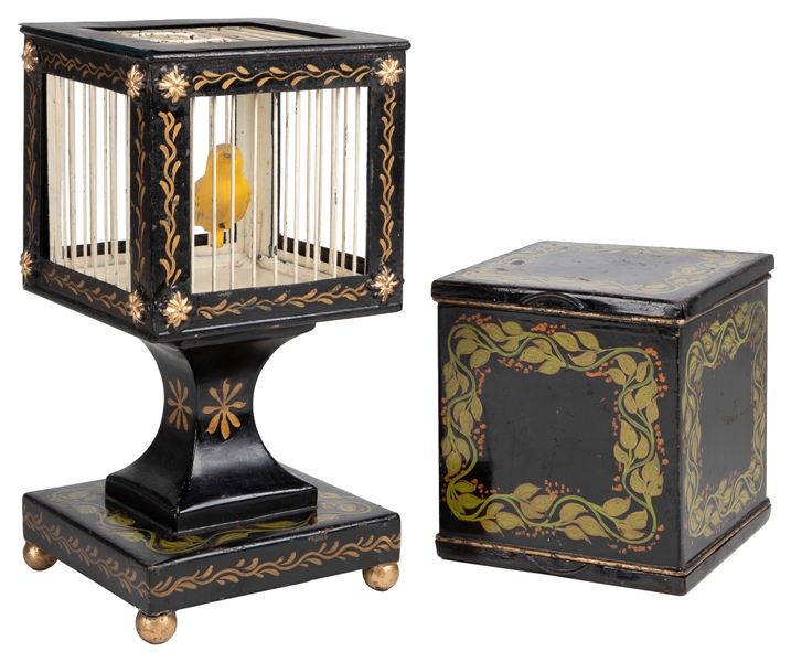  Flyto Bird Cage. London: J. Bland (attr.), ca. 1890. A meta...