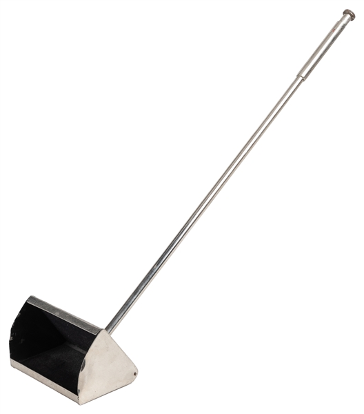  Card Ladle. Circa 1910. Long nickel-plated ladle switches c...