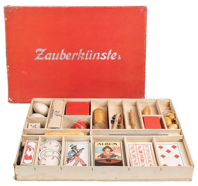  Zauberkünste Magic Set. [Nuremberg: Quehl [?]], 1930s. Hand...