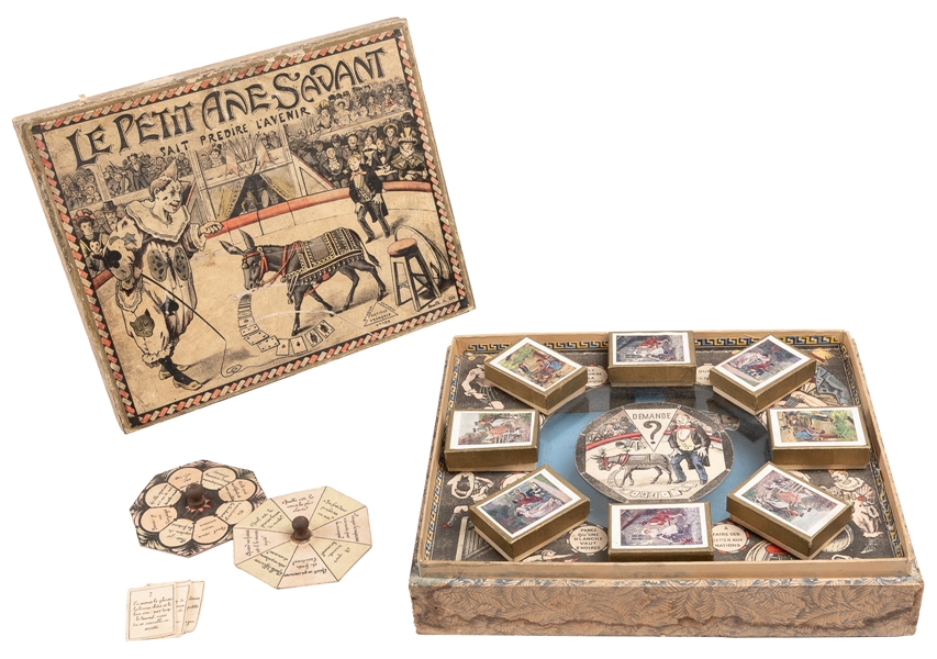  Le Petit Ane Savant Fortune Telling Game. 1890. Attractive ...