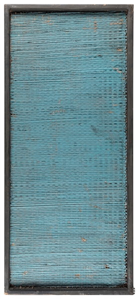  HENNING, Doug (1947-2000). Blue Rattan No Feet Illusion Doo...