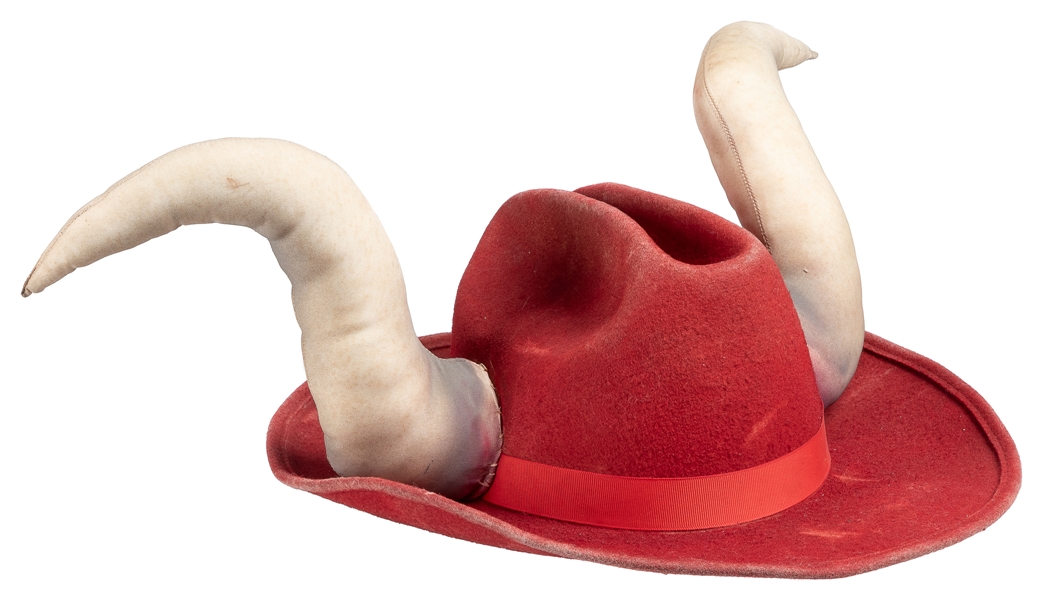  HENNING, Doug (1947-2000). Cowboy Horn Hat from “Doug Henni...