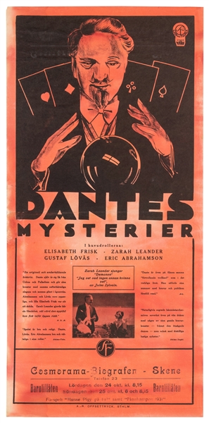  DANTE (Harry A. Jansen, 1883 – 1955). Dantes Mysterier. Sto...