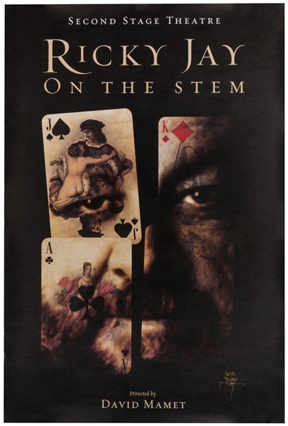  JAY, Ricky (1946 – 2018). Ricky Jay / On the Stem[Signed]. [New Yor...