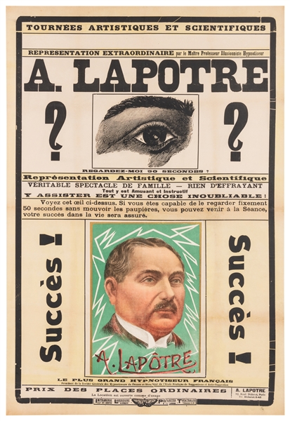  LAPOTRE, A. A. Lapotre. Representation Extraordinaire par l...