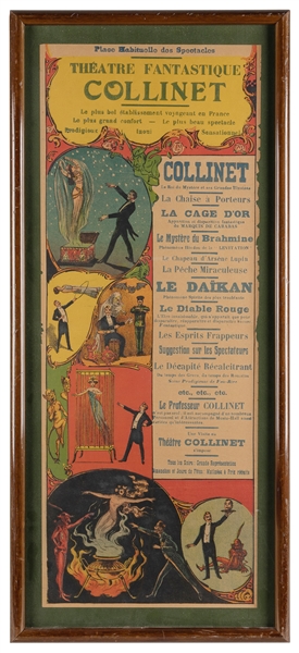  [STOCK POSTER]. Theatre Fantastique Collinet. Circa 1910. C...