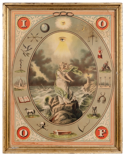  [FRATERNAL EPHEMERA]. Independent Order of the Oddfellows C...