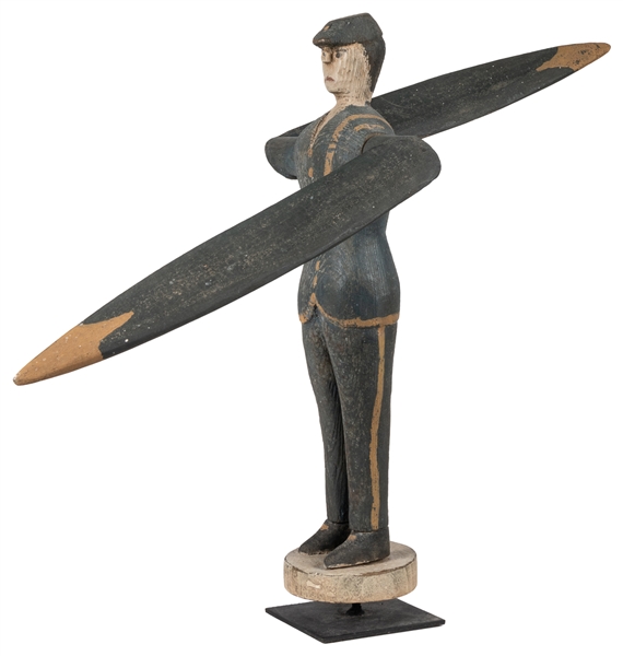  [FOLK ART] Union Soldier Whirligig. (American, 20th century...