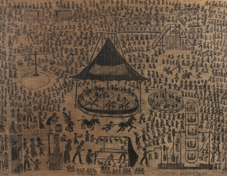  [FOLK ART DRAWING] MCGEATH, Marriet (American, 20th century...