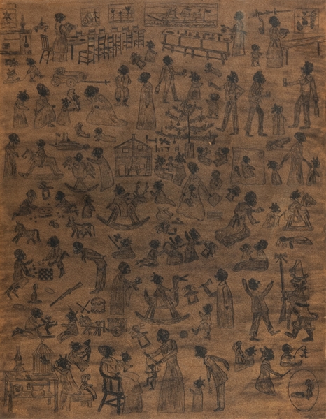  [FOLK ART DRAWING] MCGEATH, Marriet (American, 20th century...