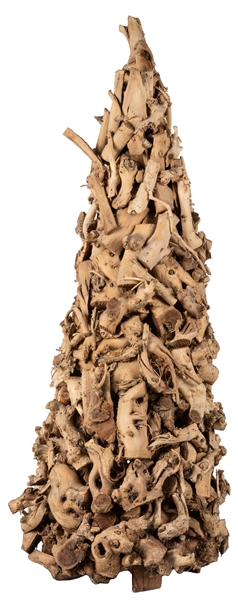  [FOLK ART] (American, 20th Century). Driftwood Root Tree. W...