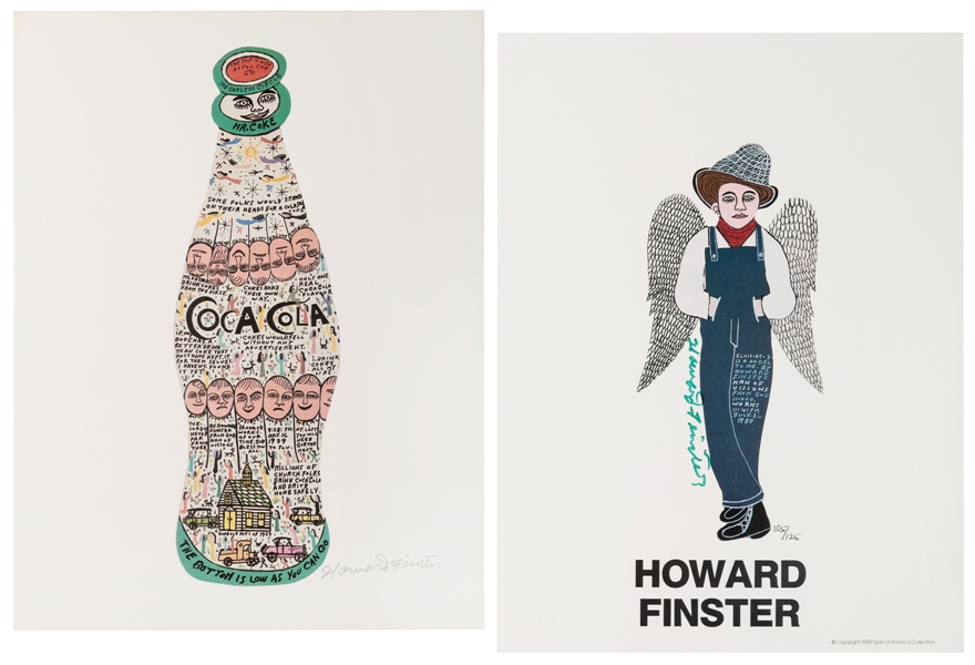  FINSTER, Howard (American, 1916-2001). Group of Five Signed...